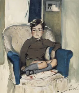 Garçon jeune par David Wright.