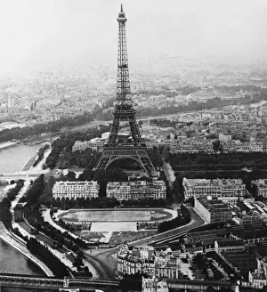 Eiffel Tower Aerial View Impressions: Eiffel Tower