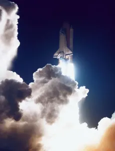 Australian Space Photography Impressions: Launch of the Space shuttle