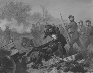 Civil War Engravings Impressions: Attack at Chantilly