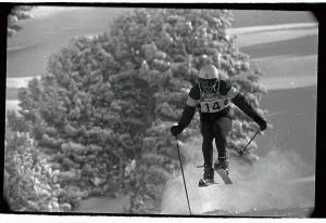 Bettmann Archive Photos Impressions: Billy Kidd Practicing Ski Program