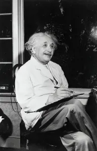 Pionniers de la science: Le physicien Albert Einstein.