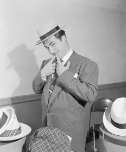 Summer Hat Impressions: Sid Caesar with Hands in his Pockets