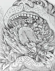Early Christianity Images Impressions: Typical Conception of Hell