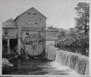 Historic Mill Building Impressions: View of Functioning Mill Built in 1830