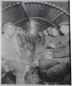 Civil Engineering History Impressions: Workers Undergoing Decompression