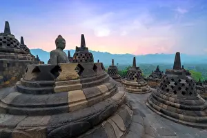 Borobudur Temple Impressions: Borobudur temple, Central Java, Indonesia