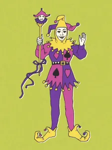 Vintage Clothing Illustrations Impressions: Jester