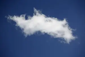Horizontal Landscape Images Impressions: A cloud in the sky