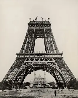 Paris Exposition 1889 Impressions: Eiffels Second Level