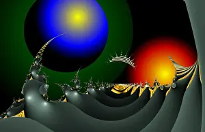 Geometric Patterns Impressions: Fractal object