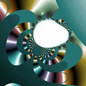 Abstract Geometry Impressions: Fractal object