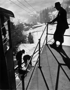 Swiss Ski Resort Impressions: Checking The Cable
