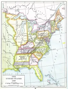 Historical US Maps Impressions: Color Coded Map Of USA