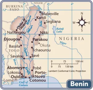 Reference Maps 2011 Edition Impressions: Benin country map