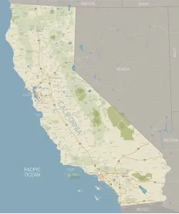 California Road Map Impressions: California Map