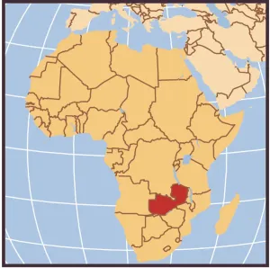 Africa Country Maps Impressions: Democratic Republic of the Congo locator map
