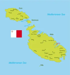 Carte Impressions: Carte de la Malte