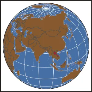 Laos Map Impressions: Laos locator map