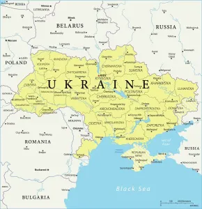 Carte de lUkraine.