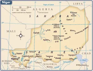 Niger Impressions: Carte du pays Niger.