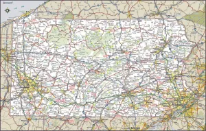 Antique Cartography Prints Impressions: Reference Maps, 103312561