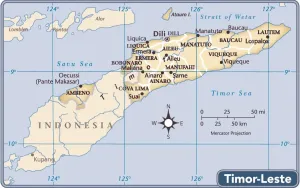 Reference Maps 2011 Edition Impressions: Timor Leste country map
