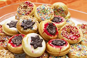 Chocolate Icing Desserts Impressions: Mini donuts