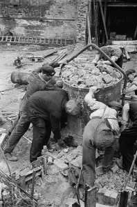 Air Raid Damage Impressions: Loading Rubble