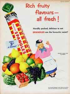 Vintage Advertisement Impressions: Spangles