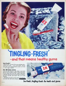 Vintage Toothpaste Ads Impressions: S.R. Toothpaste