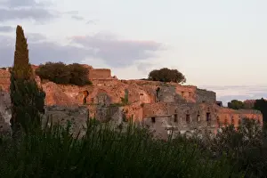 Italy Travel Destinations Map Impressions: Sunset