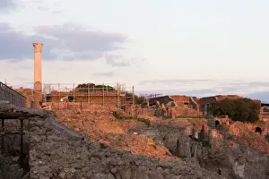 Mt Vesuvius Eruption Impressions: Sunset