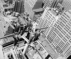 High Rise Building Construction Impressions: Construction Workers