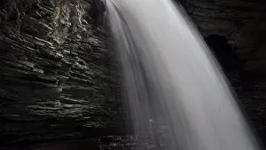 Long Exposure Waterfall Photos Impressions: Waterfall close up