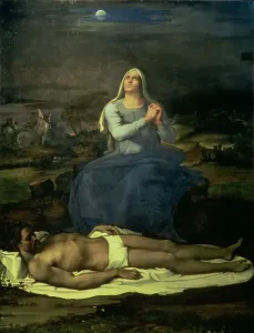 Pieta, 1516-17 (huile sur panneau).