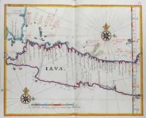Southeast Asia Maps Impressions: Map of the island of Java