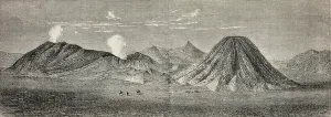 Indonesian Volcanic Landscape Impressions: The Tengger volcanic complex, Java