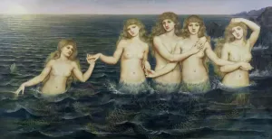 Les Sirènes de la Mer, 1885-86 (huile sur toile).