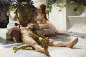 Après le Bacchanal, 1898 (huile sur toile).