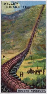 Civil Engineering History Impressions: Engineering Wonders, 1927: Jawbone Siphon, Los Angeles Aqueduct, USA