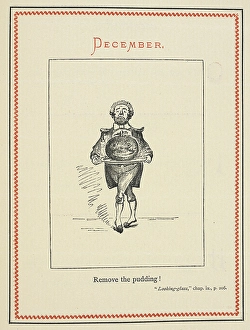 Alice In Wonderland Illustrations Impressions: December. Remove the pudding!