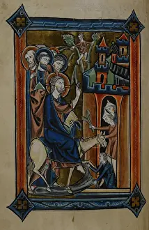 Flemish Illuminated Manuscripts Impressions: Entry into Jerusalem