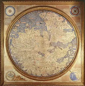 La Mappa Mundi de Fra Mauro, un moine camaldule du monastère de San Michele à Murano, 1459.