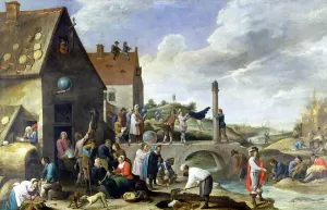 Flemish Painter David Teniers Impressions: The Proverbs