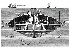 Russian Naval Force Impressions: Electrically powered submarine