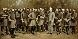 Confederate Army Leaders Impressions: Group portrait of General Robert E