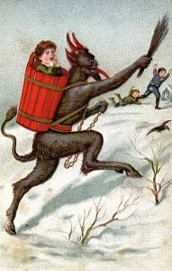 Vintage Christmas Illustrations Impressions: Krampus