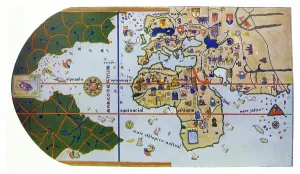 Old World Maps Impressions: Map of the World, drawn 1500