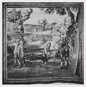 Pastoral Landscape Art Impressions: Archery